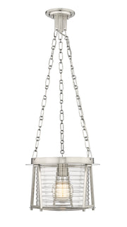 Cape Harbor 1 Light 13" Pendant in Brushed Nickel