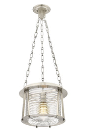 Cape Harbor 1 Light 13" Pendant in Brushed Nickel