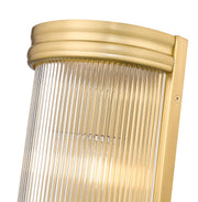 Carnaby 2 Light 8" Wall Sconce in Modern Gold