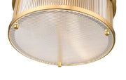 Carnaby 2 Light 13" Flush Mount, 6.5" Tall in Modern Gold