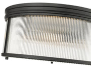 Carnaby 4 Light 18" Flush Mount, 8.25" Tall in Matte Black