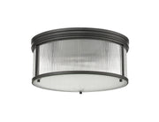 Carnaby 4 Light 18" Flush Mount, 8.25" Tall in Matte Black