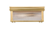 Carnaby 2 Light 13" Flush Mount, 6.25" Tall in Modern Gold