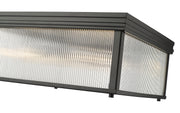 Carnaby 4 Light 18" Flush Mount, 8" Tall in Matte Black