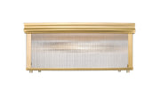 Carnaby 4 Light 18" Flush Mount, 8" Tall in Modern Gold