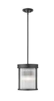 Carnaby 3 Light 10" Pendant in Matte Black