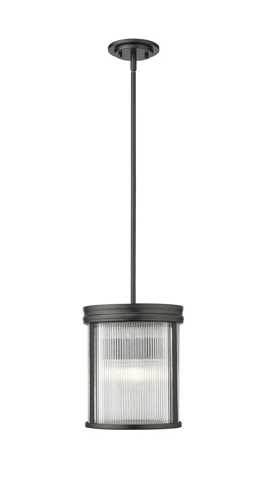 Carnaby 3 Light 10" Pendant in Matte Black