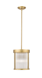Carnaby 3 Light 10" Pendant in Modern Gold