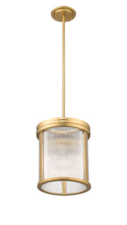 Carnaby 3 Light 10" Pendant in Modern Gold