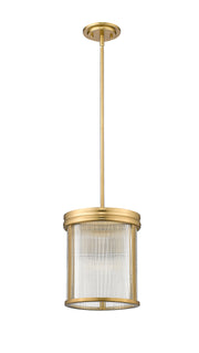 Carnaby 3 Light 10" Pendant in Modern Gold