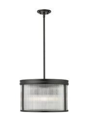 Carnaby 5 Light 18.25" Pendant in Matte Black