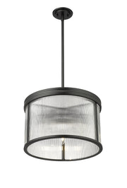Carnaby 5 Light 18.25" Pendant in Matte Black