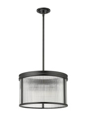 Carnaby 5 Light 18.25" Pendant in Matte Black