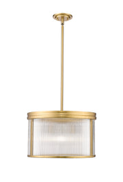 Carnaby 5 Light 18.25" Pendant in Modern Gold