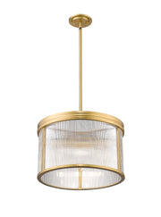 Carnaby 5 Light 18.25" Pendant in Modern Gold