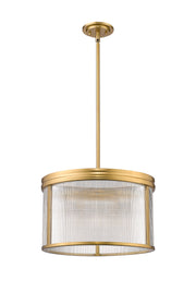 Carnaby 5 Light 18.25" Pendant in Modern Gold