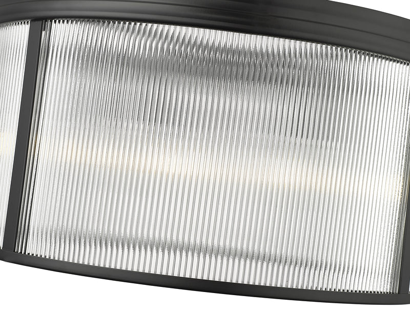 Carnaby 6 Light 24.25" Pendant in Matte Black