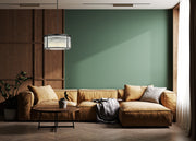 Carnaby 6 Light 24.25" Pendant in Matte Black in a room setting