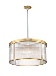 Carnaby 6 Light 24.25" Pendant in Modern Gold