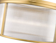 Carnaby 6 Light 24.25" Pendant in Modern Gold