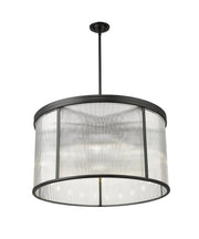 Carnaby 9 Light 32.25" Pendant in Matte Black