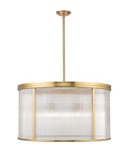 Carnaby 9 Light 32.25" Pendant in Modern Gold
