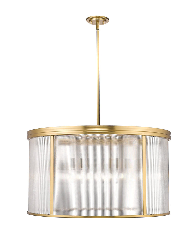 Carnaby 9 Light 32.25" Pendant in Modern Gold