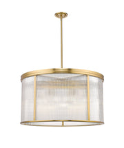 Carnaby 9 Light 32.25" Pendant in Modern Gold