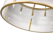 Carnaby 9 Light 32.25" Pendant in Modern Gold