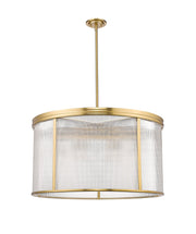 Carnaby 9 Light 32.25" Pendant in Modern Gold