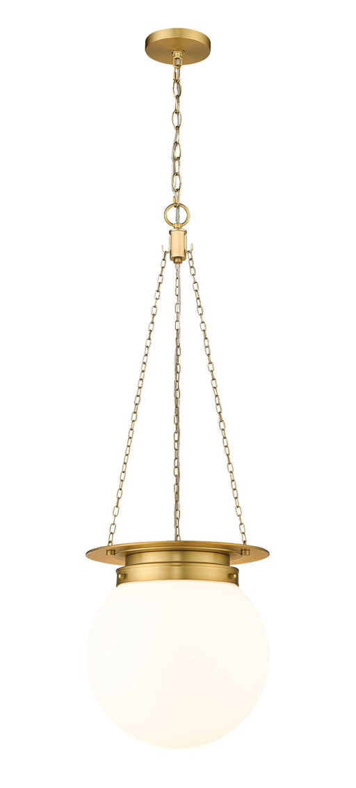 Calhoun 1 Light 13" Pendant in Heritage Brass