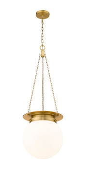 Calhoun 1 Light 13" Pendant in Heritage Brass