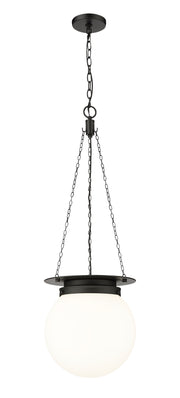 Calhoun 1 Light 13" Pendant in Matte black