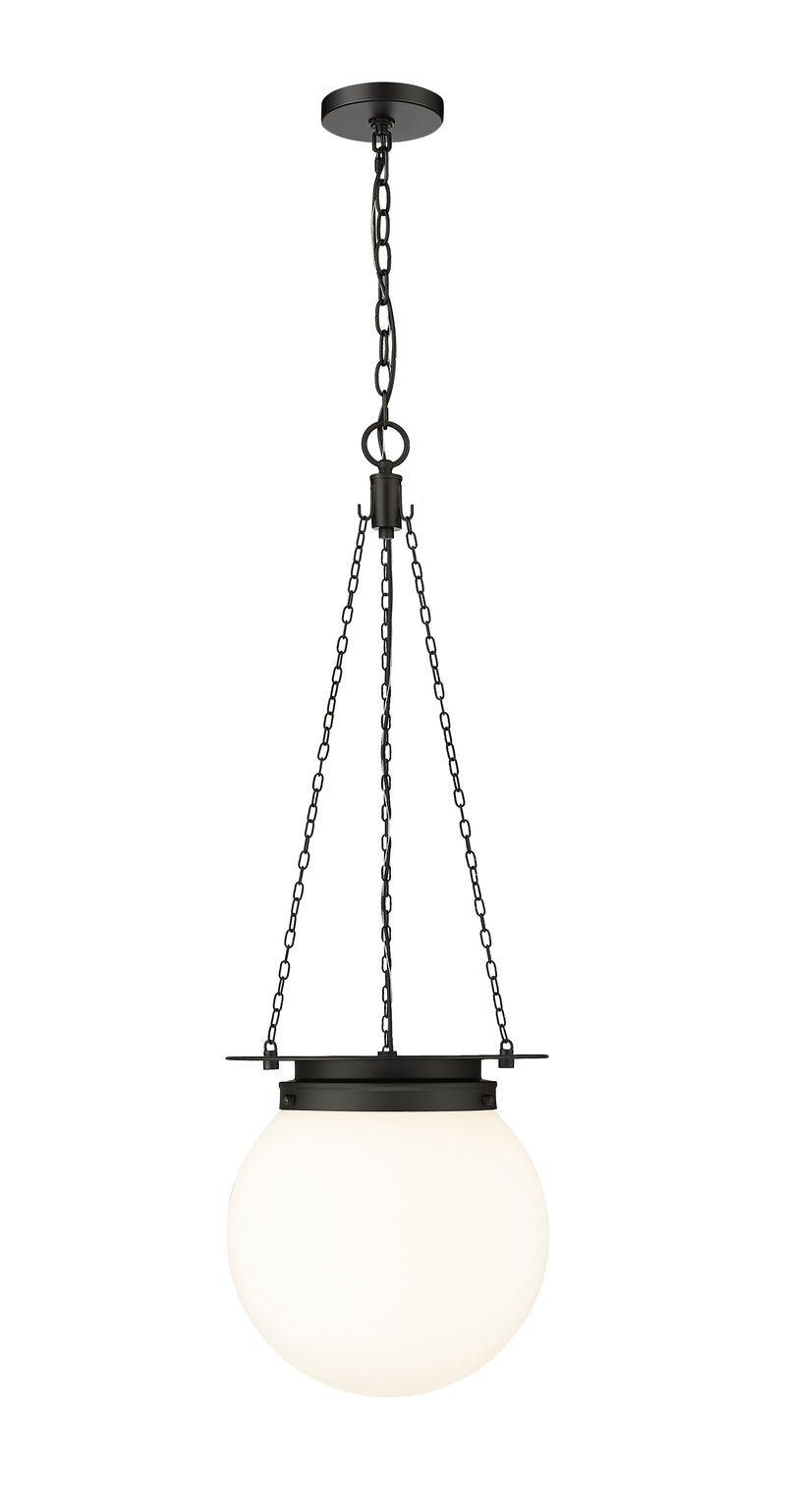 Calhoun 1 Light 13" Pendant in Matte black