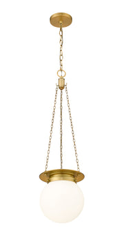 Calhoun 1 Light 9" Pendant in Heritage Brass