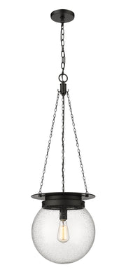 Calhoun 1 Light 13" Pendant in Matte black