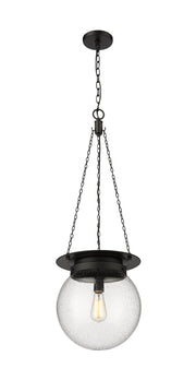 Calhoun 1 Light 13" Pendant in Matte black