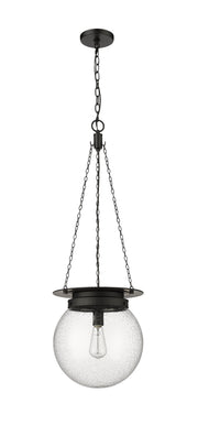 Calhoun 1 Light 13" Pendant in Matte black