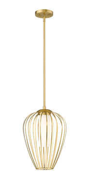 Savanti 1 Light 12" Pendant in Modern Gold