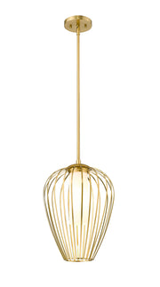 Savanti 1 Light 12" Pendant in Modern Gold