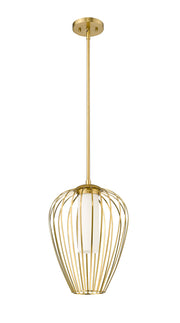 Savanti 1 Light 12" Pendant in Modern Gold