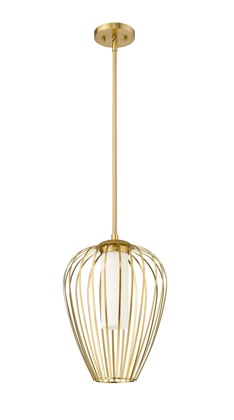 Savanti 1 Light 12" Pendant in Modern Gold