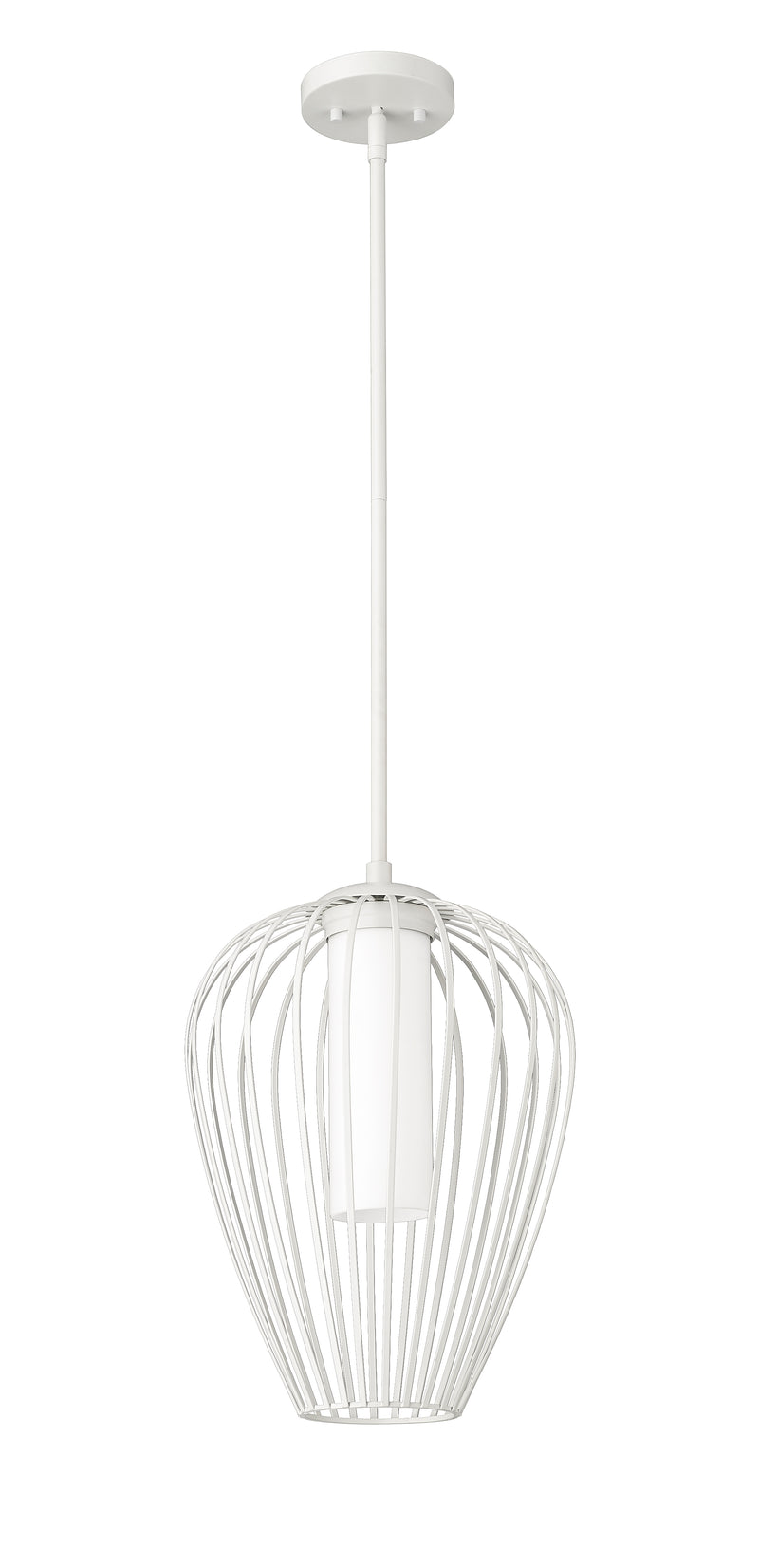 Savanti 1 Light 12" Pendant in Tundra White