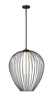 Savanti 1 Light 22" Pendant in Matte Black