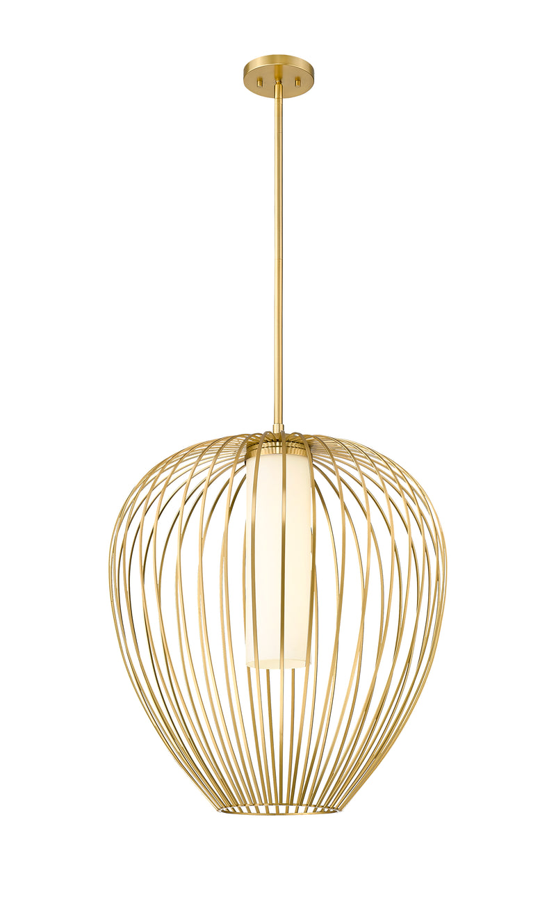 Savanti 1 Light 22" Pendant in Modern Gold