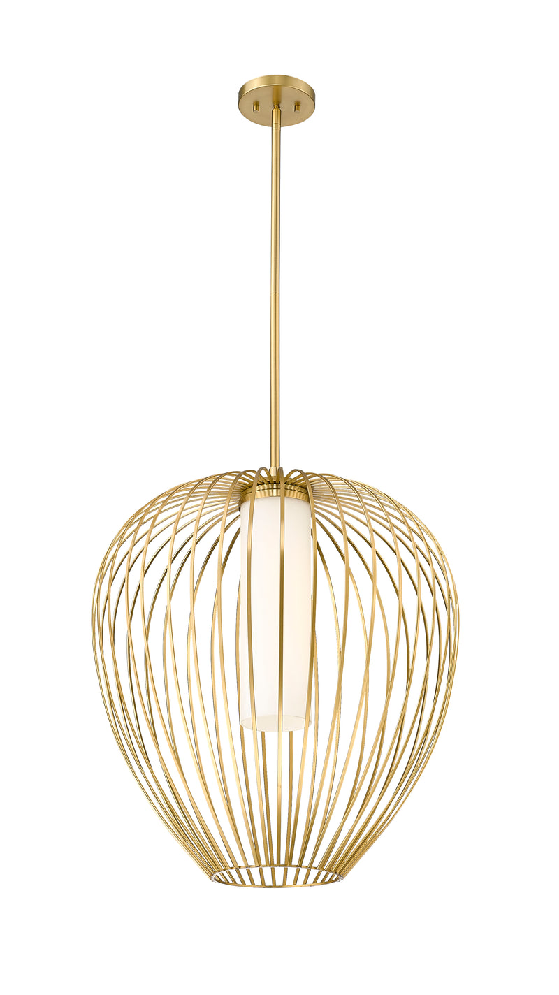 Savanti 1 Light 22" Pendant in Modern Gold