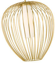 Savanti 1 Light 22" Pendant in Modern Gold