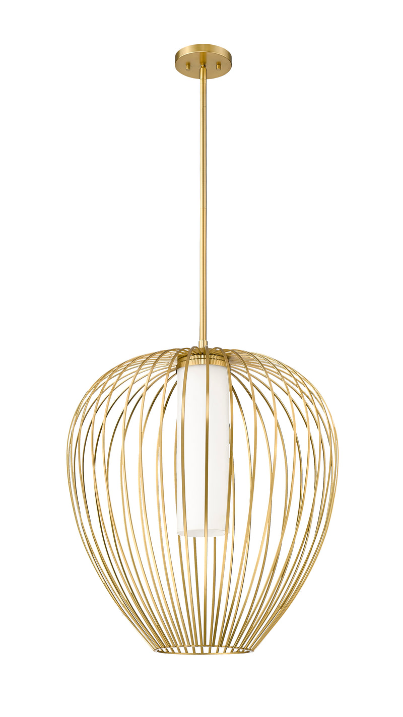 Savanti 1 Light 22" Pendant in Modern Gold