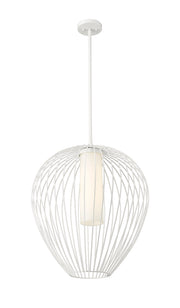 Savanti 1 Light 22" Pendant in Tundra White