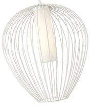 Savanti 1 Light 22" Pendant in Tundra White